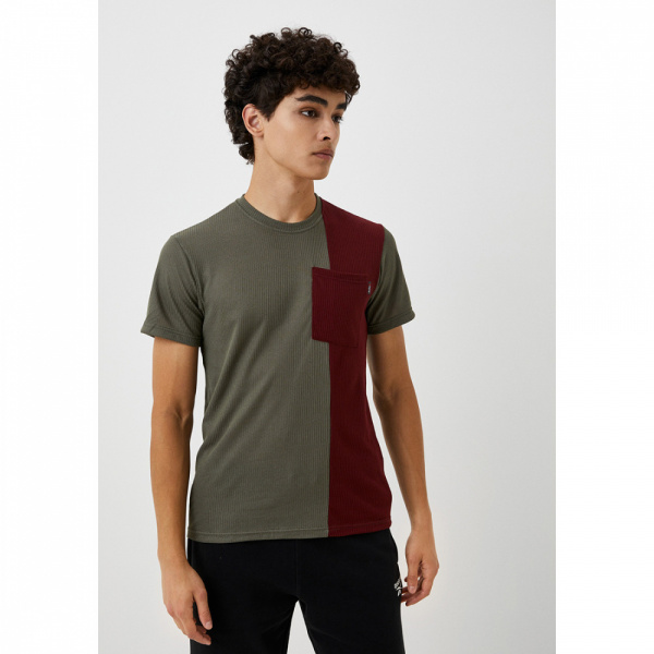 Red Fox Футболка Pocket T Мужская (S, 5911/т.хаки/бордовый)