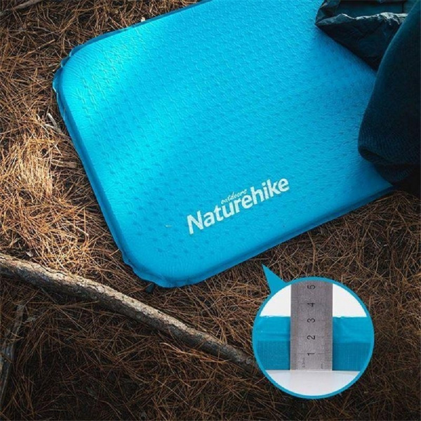 Коврик самонадувающийся Naturehike C034 Ultra-Light Sponge Automatic Inflatable Cushion - Square