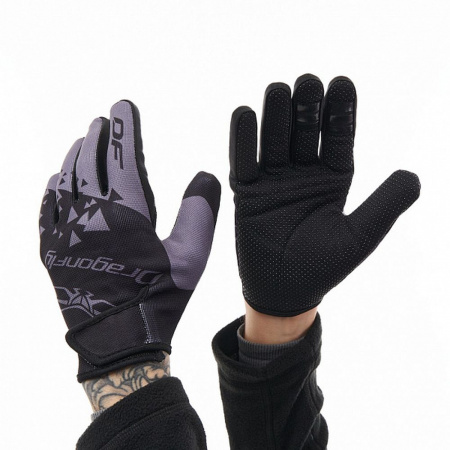Dragonfly Перчатки CROSS Black - Grey (L)