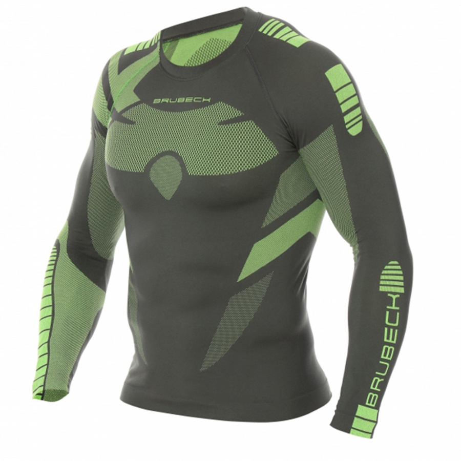 Термобелье мужское Brubeck футболка с длинным рукавом зональная DRY