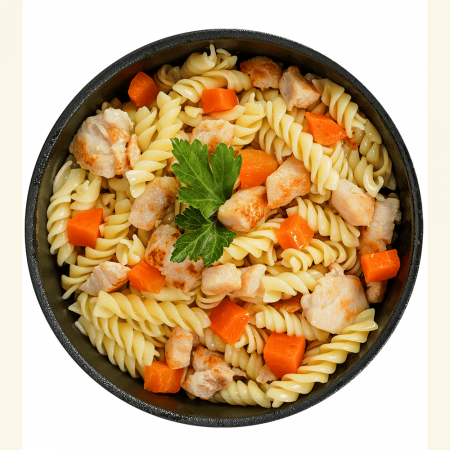Готовая еда макароны с курицей 7 верст, 250 г.