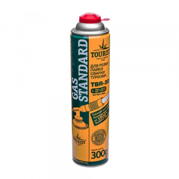 Баллон газовый резьбовой Tourist Standard 300г