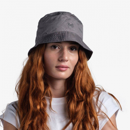 Панама Buff Travel Bucket Hat Gline Black-Grey