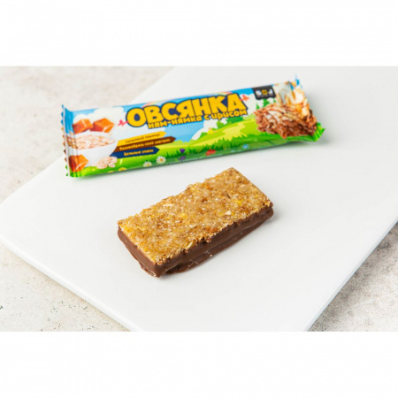 Батончик злаковый Овсянка Ням-Нямка с ирисо-сливочным вкусом 30