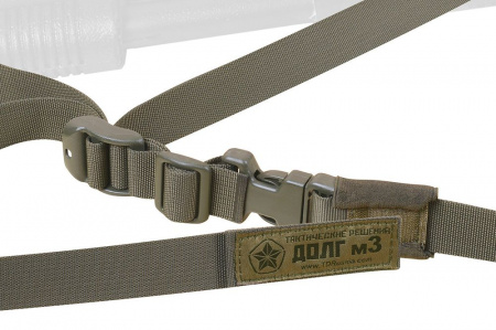 Ремень охотничий оружейный зеленый Долг-М3 (погон)