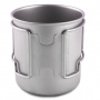 Кружкa с крышкой титановая T-Gear Titanium Mug With Lid 400
