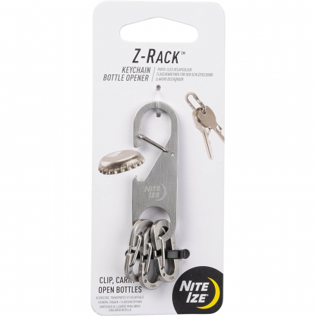 Брелок для ключей NiteIze Z-Rack с открывашкой