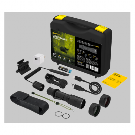 Фонарь Armytek Dobermann Extended Set Белый