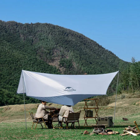 Тент Naturehike Hexagon NH16T013-S, 150D, 520*460 см для кемпинга, (с двумя стойками)
