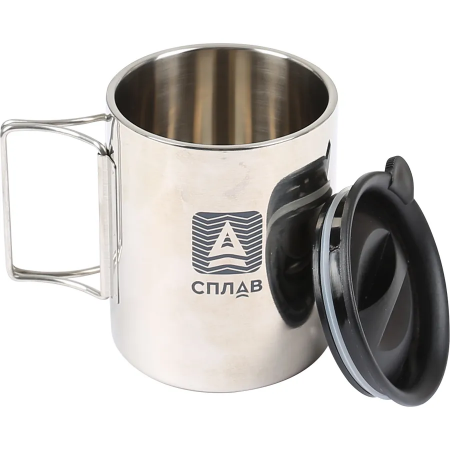 Термокружка Сплав с крышкой 420