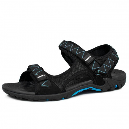 Сандалии треккинговые Editex черный/синий 43