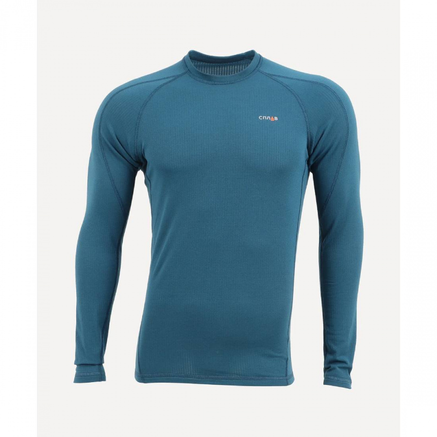 Термобелье Сплав Active Thermal Grid light футболка L/S морская волна 46/176