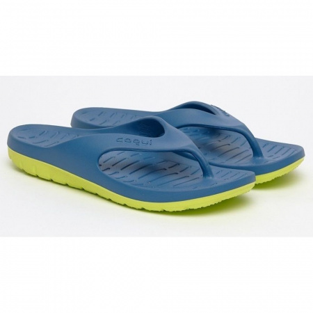 Вьетнамки COQUI мужские 7901 сине-желтые, Niagara blue-Citrus, 43