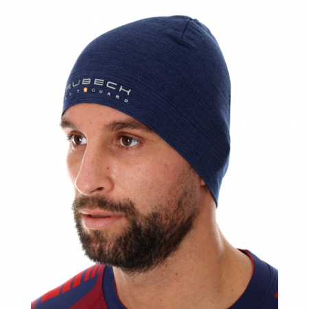 Термобелье Brubeck шапка ACTIVE WOOL шерсть L-XL синяя