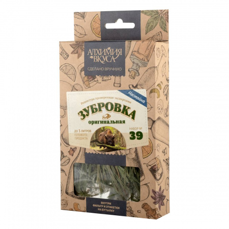 Набор для приготовления настойки Алхимия вкуса № 39 "Зубровка оригинальная", 22 г
