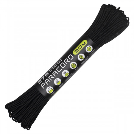 Паракорд 275 (мини) CORD nylon 30м RUS (black)