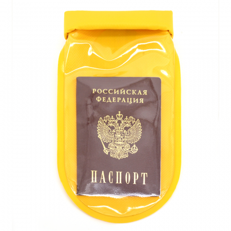 Гермочехол Germostar для смартфона и документов желтый