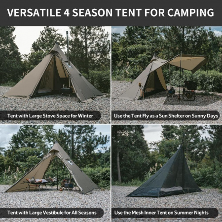 Палатка Naturehike Ranch Fire Pyramid 2 CNK2300ZP025