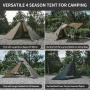 Палатка Naturehike Ranch Fire Pyramid 2 CNK2300ZP025