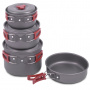 Набор посуды, 3 кастрюли, 1 сковородка, (4-5 персон) BRS-155 Набор посуды, 3 кастрюли, 1 сковородка, (4-5 персон) BRS-155