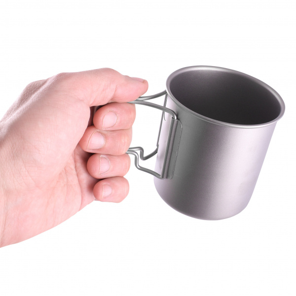 Кружкa с крышкой титановая T-Gear Titanium Mug With Lid 400