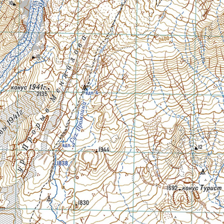 Карты износостойкие для туристов: набор Камчатка: Природный парк «Ключевской»
