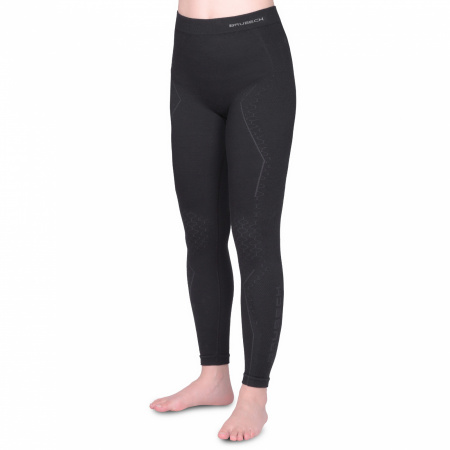 Термобелье женское Brubeck кальсоны шерсть мериноса EXTREME MERINO черные L