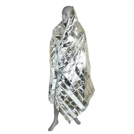 Термоодеяло двухстороннее Gold/Silver Track