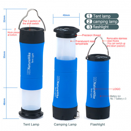 Фонарь кемпинговый Naturehike Camp Lamp NH15A003-I