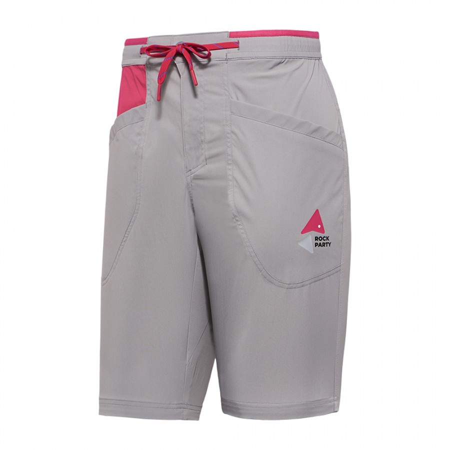 Black Yak Шорты Overhang 5 серые/розовые (l/gray) 86(34)