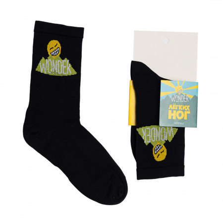 Носки Wonder Trail Лёгких Ног черные (35-38)