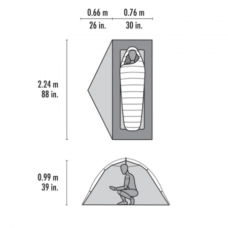 MSR палатка Elixir 1
