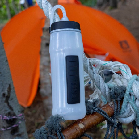 Бутылка из пластмассы с дозатором тм THERMOS TP4066WHT 0.71L