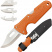 CS_40AL Click N Cut Hunter - нож со сменными лезв. из 420J2, пластик. рукоять и ножны.