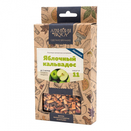 Набор для приготовления настойки Алхимия вкуса № 11 "Яблочный кальвадос", 53 г