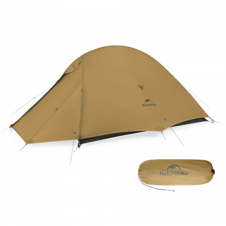 Палатка Naturehike Cloud Up Pro 1 20D CNK2350WS020 песочная
