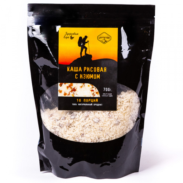Каша рисовая с изюмом 700 г (Здоровая Еда)
