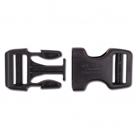 Пряжка фастекс Duraflex Dual Stealth 25мм, две регулировки, 1-06358/1-16410