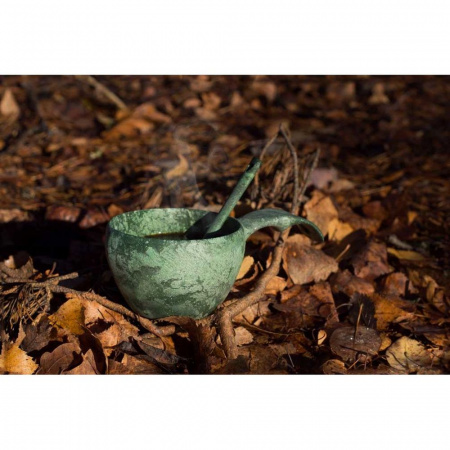 Чашка кукса KUPILKA 21 с чайной ложкой, в упаковке