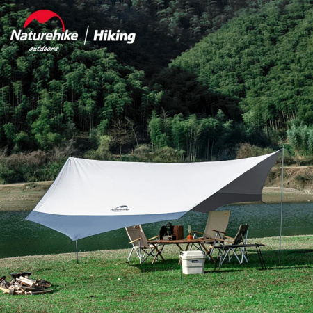 Тент Naturehike Hexagon NH16T013-S, 150D, 520*460 см для кемпинга, (с двумя стойками)