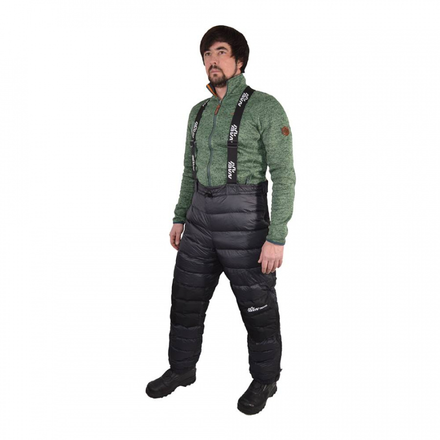 Брюки-самосбросы пуховые BVN Крокусы-2 черные 48/176 Брюки-самосбросы пуховые BVN Крокусы-2 черные 48/176