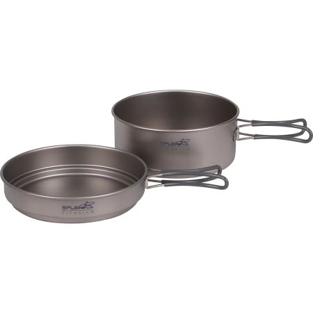 Набор титановой посуды Сплав 1 кастрюля 1 сковородка (1250+800)