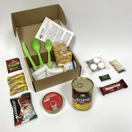 Сухой паек разовый Обед Вариант 1 (ИРП-Обед1) СПЕЦПИТ