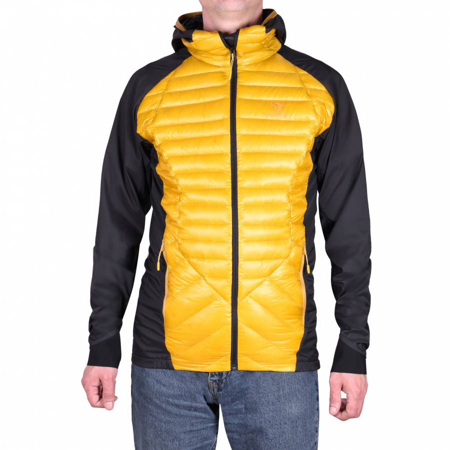 Black Yak Куртка Light Down Insulation Stretch Hood 95 (eu 48 us S) желтая (mustard)
