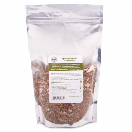 Гречка с мясом и овощами 300 г, СПЕЦПИТ