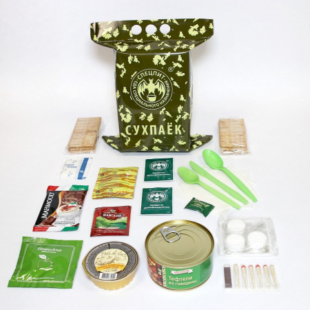 Сухой паек разовый Ужин Вариант 4 (ИРП-Ужин4) СПЕЦПИТ