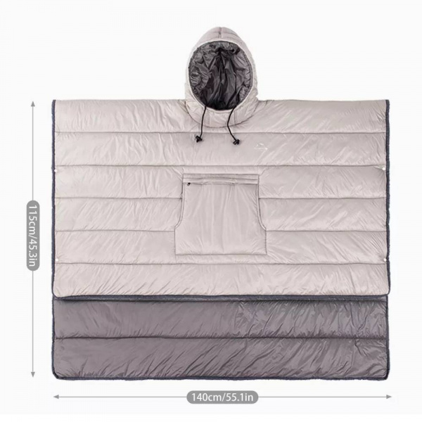 Спальный мешок-пончо Naturehike Cloak sleeping bag NH18D010-P