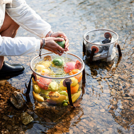 Ведро Naturehike складное 0 (прозрачное, 20L)