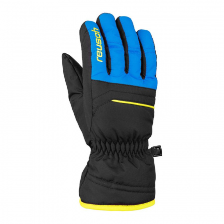 Перчатки горнолыжные REUSCH Alan Junior Black/Brilliant Blue/Safety Yellow 7002 (inch (дюйм):6,5)
