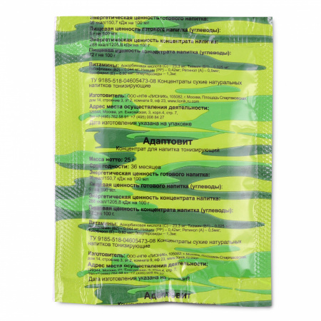 Концентрат напитка натурального Лионик Адаптовит 25г.